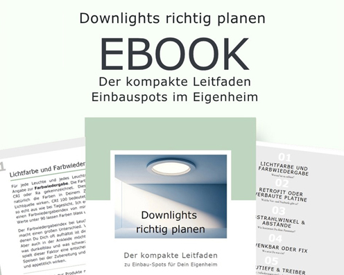 Downlight richtig planen und Fehler vermeiden
