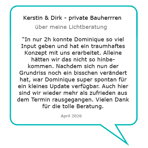 Rezension Lichtberatung Einfamilienhaus