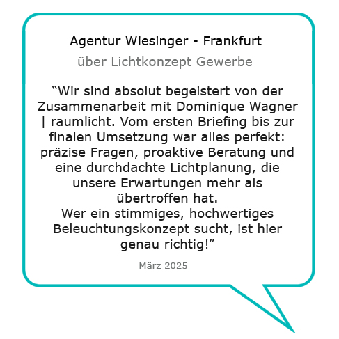 Lichtplanung Gewerbe Rezension